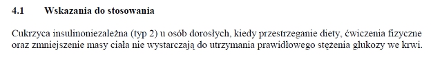 Wskazania wg ChPL