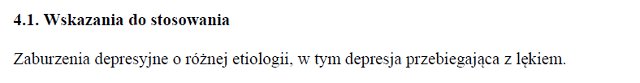 Wskazania wg ChPL
